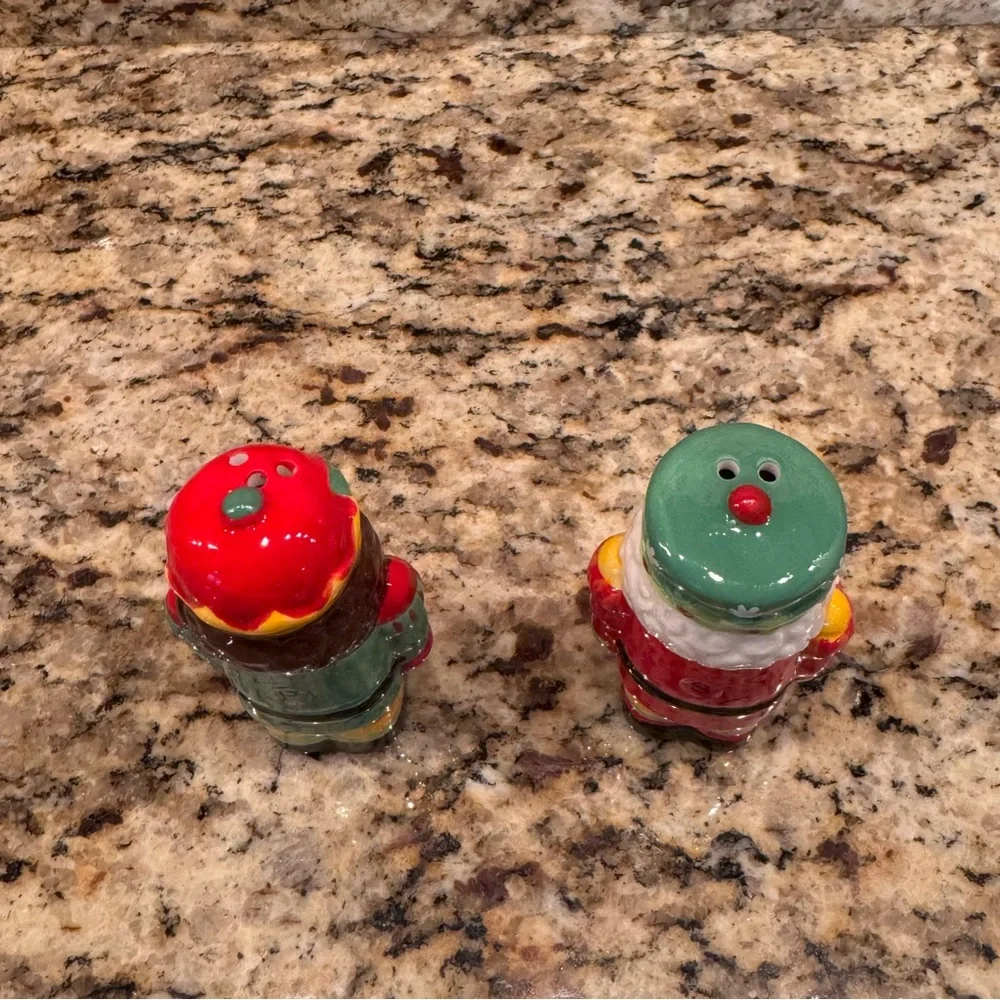 Pier 1 Christmas Holiday Nutcracker Salt & Pepper Shaker 3.5” Discontinued‎